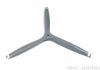9x13.5 3-propeller for electric (carbon) Gray
